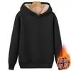 Traje de suéter de piel de cordero para hombre, Invierno, Holgado, Tallas grandes, Forrado de felpa, Engrosado, Cárdigan, Chaqueta con capucha, Con pantalones, Dos piezas