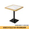 Mesa de Comedor de Pizarra, Restaurante de Comida Rápida Té con Leche, Mesa Rectangular de Comedor, Mesa y Sillas de Reunión para Apartamento, Mesa Redonda Personalizada para Uso Comercial y Doméstico