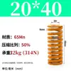 Padrão Japonês Resistente a Altas Temperaturas Mola de Molde Mola de Compressão Doméstica 65Mntf Fio Plano de Alta Resistência Compressão Retangular Alta Elasticidade