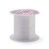 10 m/rollo línea elástica para cuentas color DIY línea elástica para cuentas Blanco línea elástica plana
