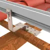 Soporte Fotovoltaico Solución de Descarbonización Aleación de Aluminio Ligera Soporte para Módulo Fotovoltaico Soporte Solar para Tejado Inclinado