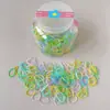 Elásticos de Cabelo Infantis para Meninas, Elásticos Coloridos e Fofos para Rabos de Cavalo, Tranças e Coques