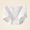 Pantaletas de Algodón Puro Estampadas Sin Costuras para Mujer Prevención de VPH Estampado de Oso Transpirables para Niñas de Cintura Media que Levantan los Glúteos Antibacterianas