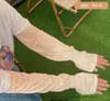 Deportivas al Aire Libre Verano Sueltas Mangas de Seda de Hielo Conducción al Aire Libre Guantes de Protección Solar Mangas Estilo Coreano Versátiles Moda Mangas de Hielo