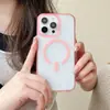 Funda de teléfono magnética de doble cara esmerilada para Apple 16PROMAX anticaída 14 tacto piel 15/11 tacto avanzado 12PRO
