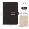 Caixa de Presente com Caderno A5 com Logo Personalizado, Caderno de Couro Macio para Escritório, Simples Presente Souvenir
