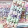 Lindo Color Macaron Punto Lunares Lazo de Tela para Cola de Caballo Infantil Banda Elástica para el Cabello Niña Dulce Banda Elástica Estudiante Cuerda para la Cabeza