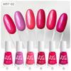 Kit de esmalte transfronteiriço cor popular branco cor sólida fácil de colorir à base de água sem queima secagem rápida insípido durável alto brilho