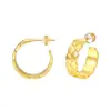 Brincos Europeus e Americanos com Padrão de Diamante, Brincos Circulares, Pequenos Elegantes Simples para Mulheres, Brincos de Estilo Cool, Brincos de Design