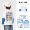 Camiseta de Manga Longa 100% Algodão Estilo Europeu para Meninos Outono Roupa de Bebê Roupa Infantil Camiseta Básica para Crianças Pequenas Novo Modelo 2026 para Meninos