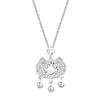 S925 Prata de lei Ruyi Ping um colar de bloqueio feminino Ruyi Lock Auspicioso Boa sorte Estilo Nacional Bênção Design Sense Clavicle Chain