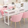 Novo Conjunto de Mesa e Cadeira para Manicure e Aspirador de Pó de Luxo, Combinação Econômica de Madeira Maciça Individual/Dupla, Mesa de Manicure Estilo Japonês, Metal