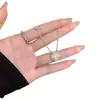 Collar de Zircón Brillante de la Suerte Trébol de Cuatro Hojas Estilo Nuevo Lujo Ligero Gama Alta Nicho Diseño Exquisito Cadena Versátil para la Clavícula para Mujeres