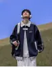 Chaqueta de Otoño para Hombre Ropa de Otoño e Invierno 2025 Nueva Ropa de Otoño para Hombre Sudadera para Hombre Holgada Atractiva Chaqueta de Uniforme de Béisbol