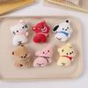 Broche de Pelúcia Squeaky Corpo Inteiro Urso Morango Cachorro Pacha Gatinho Urso Boneca Boneca Roupas de Boneca Acessórios de Bolsa