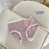 Conejito lindo ~ niña dulce algodón puro ropa interior de niña cómoda transpirable entrepierna antibacteriana bragas de mujer japonesas