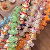 Bolo Saia Estilo Quadrinhos Contas de Vidro Transparente Contas Soltas DIY Pulseira Feita à Mão Colar Material para Contas