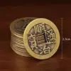 Pulseira Keychain Corrente para Celular com Furo Grande Acessórios Liga de Latão Dinheiro dos Dez Imperadores Pedra Imitação Quadrado Cinco Qianlong Atacado