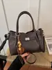 Bolso Pequeño para Mujer Simple Retro Bolso de Mano Tote Diseño de Nicho Uso Diario Viaje Versátil Hombro Único Cruzado Bolso Cuadrado Pequeño