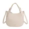 Bolso Cruzado Nuevo Estilo Coreano de Nicho Simple para Otoño e Invierno 2025, Gran Capacidad, Bolso Dumpling para Viajes, Bolso de Hombro Ligero de Lujo a la Moda