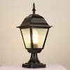 Lámpara de pared exterior para patio, lámpara de pared exterior para villa estilo europeo, lámpara de poste, lámpara de poste simple estilo americano para exterior de pasillo de balcón