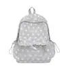 Bolso de Hombro Doble de Estrella Nuevo Simple Elegante Estudiante Campus Diario Gran Capacidad Alta Apariencia Estilo de Nicho No Común Mochila