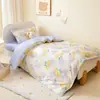 Funda Nórdica Infantil Pieza Única Algodón Puro Todo Algodón Niña Guardería Dibujos Animados 120x150x200 Funda Nórdica Bebé Juego de Tres Piezas