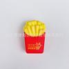 Caja de papas fritas de simulación caja de palomitas de maíz juguetes de comida bocadillos adornos de postre accesorios para casa de muñecas