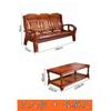 Sofá de madera maciza completo, combinación, pequeño apartamento, invierno y verano, doble uso, nuevo sofá antiguo chino, sala de estar, oficina, rural, económico.