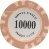 Fichas de Poker Chip Clay Texas Hold'Em Fichas de Plástico para Mahjong Baijia Game Monedas y Cartas con Puntos Monedas
