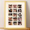 Casal Jigsaw Photo Frame Mesa Foto Personalizado diy Impressão Vestido de Noiva Aniversário Presente de Aniversário Grande Jiugongge