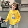 Camiseta Informal de Moda Estilo Primavera y Otoño para Bebés Niñas, Top Camisa Trendy 100% Algodón Puro de Manga Larga para Niños Pequeños y Niños Pequeños, Camiseta Base