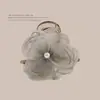 Pinza de Flor de Begonia de Malla Floral Versátil Estilo Romántico Simple de Gama Alta Accesorio para el Cabello Medio Recogido para Mujeres