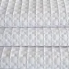 Atacado do Fabricante Cortina de Chuveiro Impermeável de Camada Única com Tecido Waffle Espesso Divisória de Banheiro de Hotel Ilhós de Metal Exportação Transfronteiriça