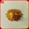Casco de Ópera Dramática, Tallado Dorado, Accesorios de Tallado Dorado, Sombrero de Tallado Plateado, Visón Dorado, Sombrero de Marca, Columna de Ala