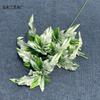 Folha de Begônia Arranjo de Flores para Auditório de Casamento Folhas Artificiais Impressão 3D Simulação Planta Verde Arranjo de Paisagem Interna Flores Artificiais Atacado