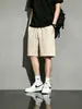 Pantalones Cortos Deportivos Finos de Verano para Hombre, Sueltos y Transpirables de Seda de Hielo, Pantalones Casuales Nuevos hasta la Rodilla para Comercio Transfronterizo