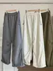 Calça Esportiva Secagem Rápida Workwear Americano Feminina Outono Novo Solta Reta Casual Wide-Leg Calça de Montanhismo à Prova de Vento para Exterior