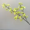 Flores Artificiais de Alta Qualidade com Hastes Curtas, Flor de Pessegueiro e Flor de Cerejeira em Tecido de Seda, Flores Artificiais para Decoração de Casa, Arranjos Florais para Mesa de Jantar da Sala de Estar, Buquês de Flores