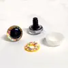 Pupilas Assimétricas Piscando Olhos 3D de Grão Grosso Olhos Tortos Brinquedo de Pelúcia Acessórios de Plástico Olhos 3D Globos Oculares Cristal Brilhante