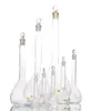 Botella Volumétrica Tianbo Instrumento de Vidrio Grado A Vidrio Transparente Incoloro Botella Volumétrica con Tapón 100ml