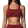 Top de Yoga Cloud-Sense Justo Sutiã Esportivo à Prova de Choque Alta Intensidade Pilates Corrida Roupa Fitness ao Ar Livre para Mulheres 8047