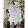 Ropa de Protección Solar, Holgada para Exteriores de Seda Helada de Verano Marca de Tendencia Estilo Montaña Ropa de Protección Solar para Hombres, Chaqueta Funcional Delgada con Capucha