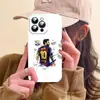 Messi Barcelona No. 10 Carcasa de Vidrio para Teléfono con Vista Trasera de Graffiti para iPhone 17Pm Película Ultra Delgada Ventilador Funda de Cobertura Total