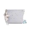 Bolso Cruzado para Teléfono Móvil con Estampado de Cielo Estrellado 2026 para Mujer con Colgante de Pentagrama Plateado y Correa Fina para el Hombro con Cordón