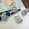 Llavero de fantasma de gelatina de Halloween, colgante de elfo luminoso de dibujos animados 3D, accesorio para mochilas de parejas y amigos