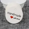 350g Cartulina Blanca Joyería Papel Kraft Etiqueta para Hornear Etiqueta en Blanco Materiales Hechos a Mano DIY Accesorios Fabricante Mayorista