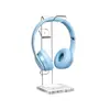 Soporte de Auriculares de Acrílico, Soporte de Exhibición para Auriculares Bluetooth, Soporte Creativo de Escritorio para Periféricos de Auriculares para Gaming