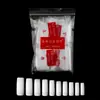Manicure Adesivos de Unha Produto Acabado 500 Peças Patch Completo Natural Meio Patch Transparente Patch de Unha Natural Francês Coreano Padrão Estilo Francês Branco