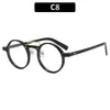 Nuevas Gafas de Sol Redondas de Personalidad Elegantes para Hombres y Mujeres, Gafas de Sol Retro de Moda Japonesas Transfronterizas
